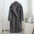 Manteau Léopard Gris